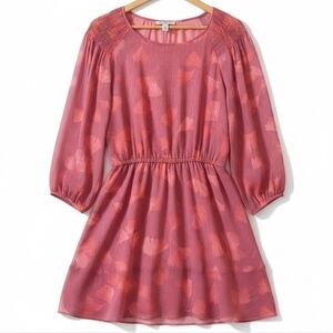 Women’s Halston Pintucked Georgette Blouson Dress